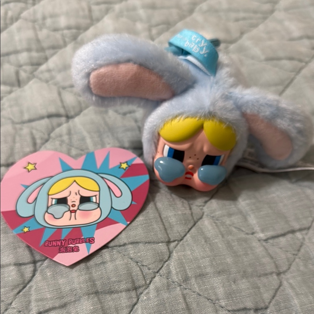 Bunny Bubbles CryBaby keychain